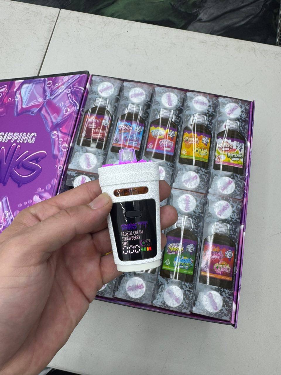 DRANKS 2G DISPO + SYRUP BOTTLE
